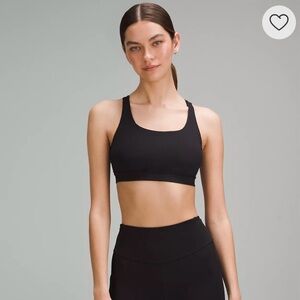 Black Lululemon Energy Bra